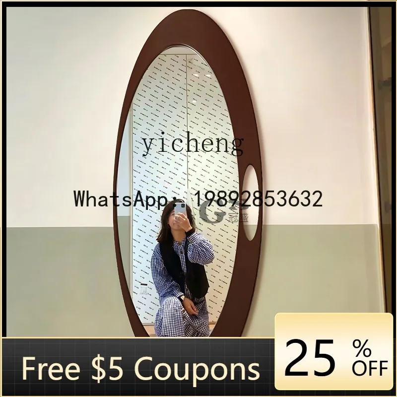 

L2-5 mirror wall-mounted home retro full-length mirror entry medieval bedroom fitting mirror