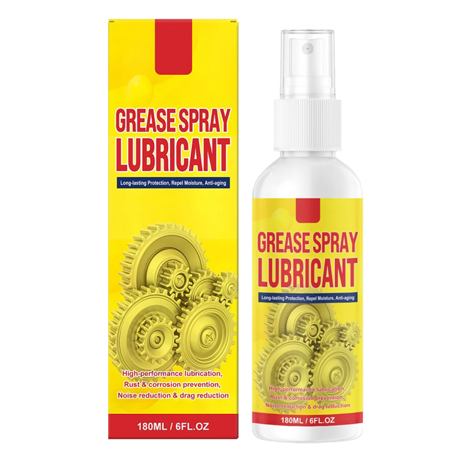 Multi-Function Rust Removal Sprays Multi Purpose Versatile Iron Eraser 180ML Anti-Rust Lubricant Spray for Car Wheels & Paint