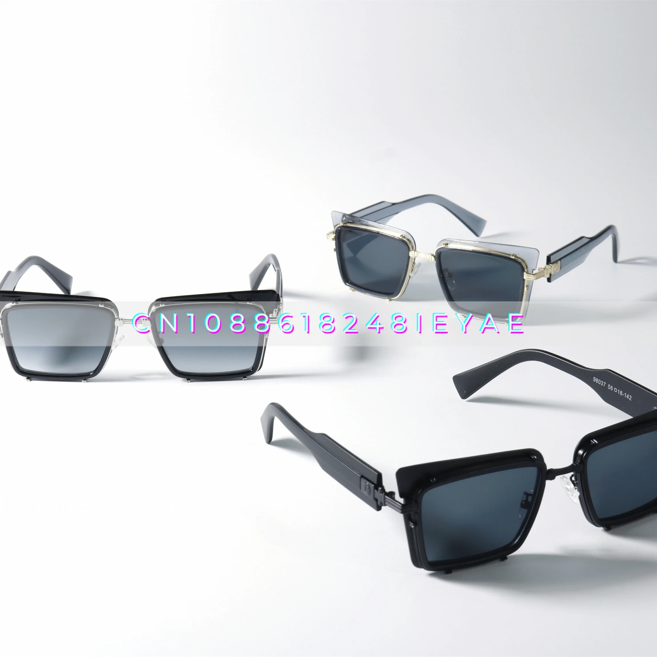 Dark Style Gothic Element Sunglasses Uv400 Anti-ultraviolet Niche Design Personalized Sunglasses