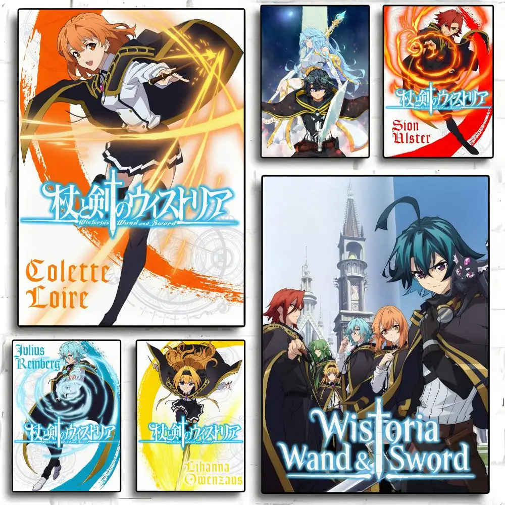 anime Wistoria Wand and Sword Poster Poster Waterproof HD Unframed Self‑Stick Decor Wall Art for Home Room Decoration Gift