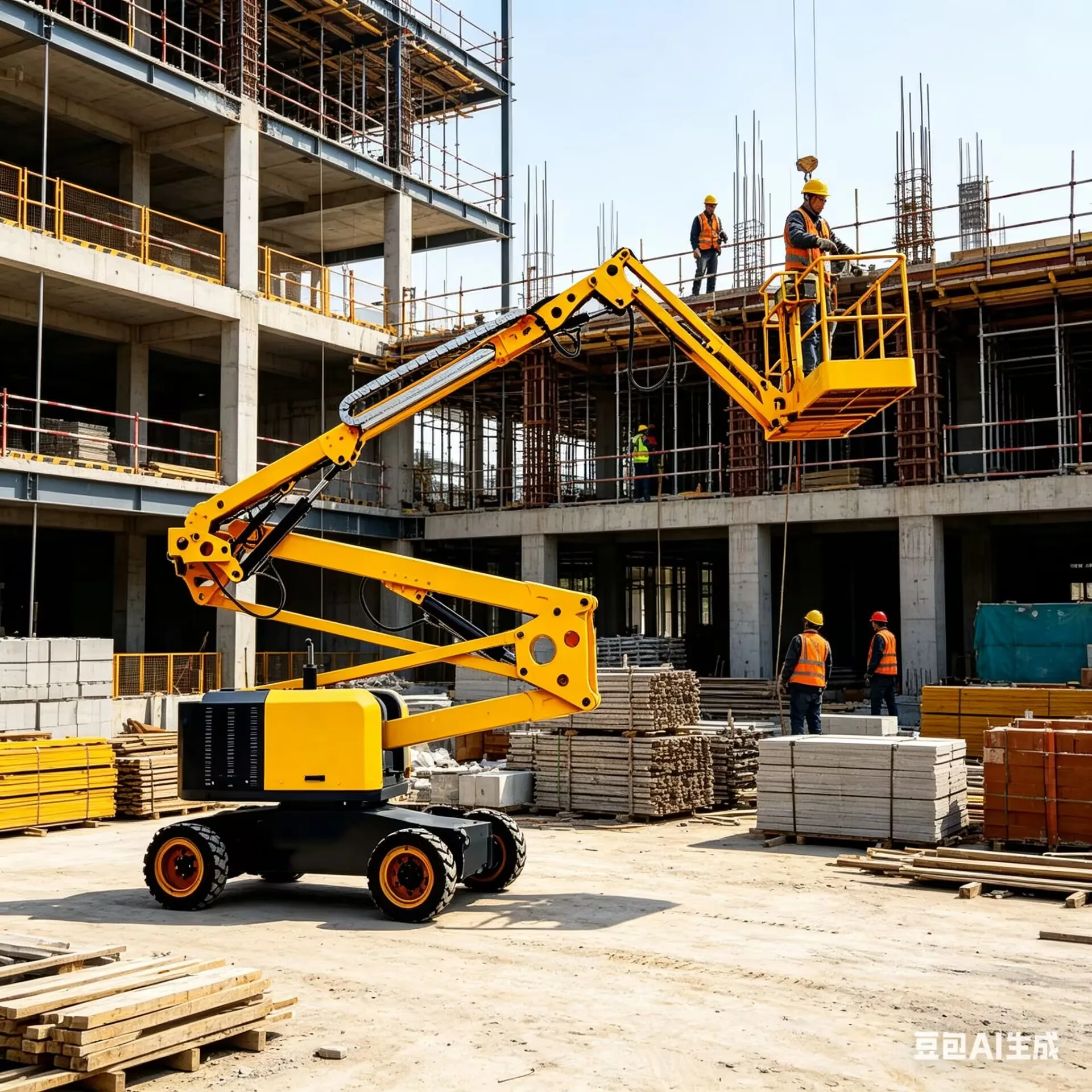CE Certificated Small 12m-20m Hydraulic Articulated Straight Curved Arm Elevator Boom Lift Platform for Sale