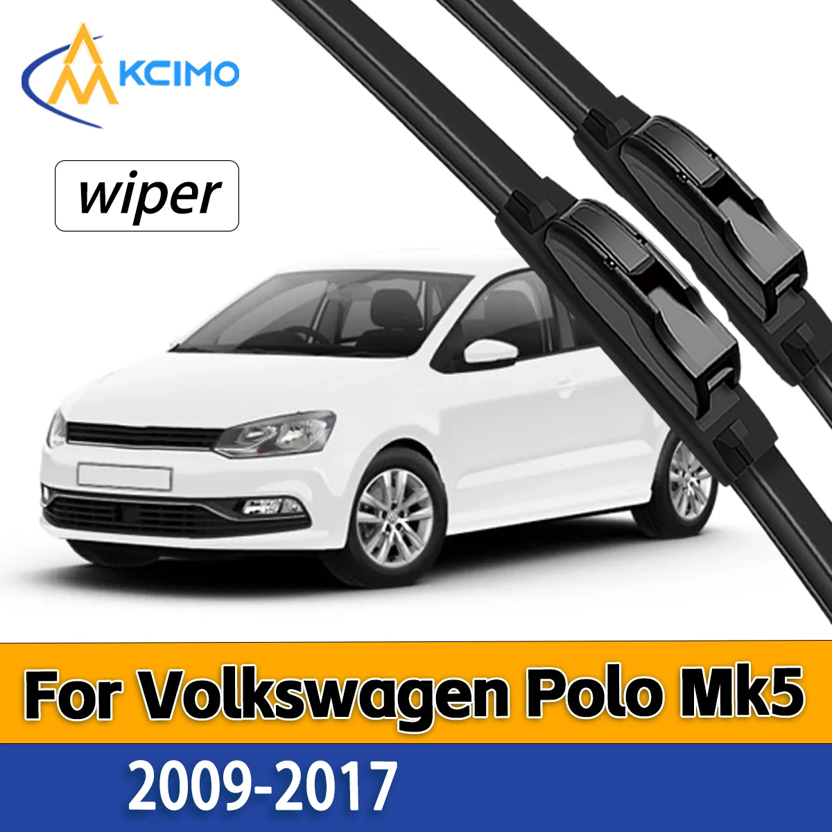 

High Performance Wiper Blades For Volkswagen Polo 6R Mk5 Hatchback 2009-2017 Front Windshield