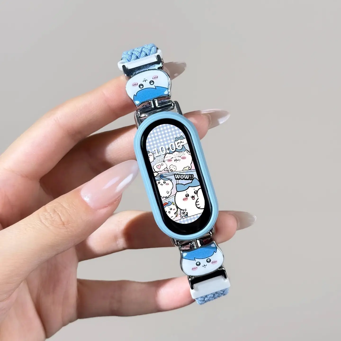 nova-pulseira-de-relogio-chiikawa-hachiware-para-xiaomi-band-10-9-em-nylon-com-desenho-animado-pulseira-magnetica-presente-para-meninas