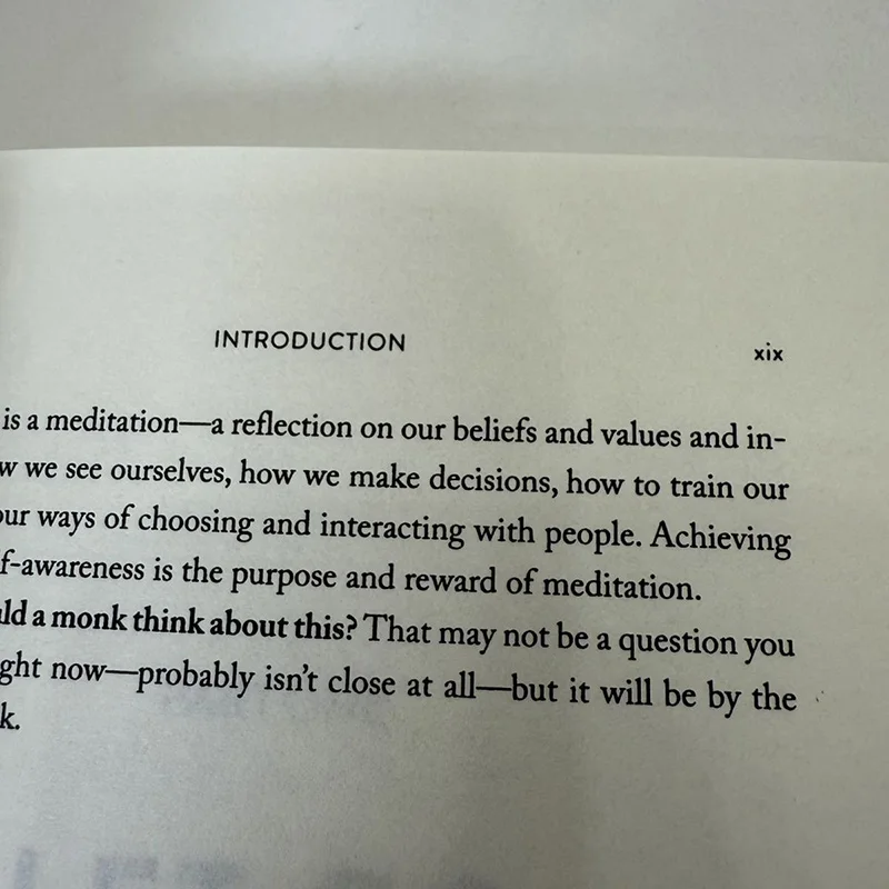 فكر مثل الراهب: تدريب دقيقةك رواية كتاب اللغة الإنجليزية غلاف ورقي