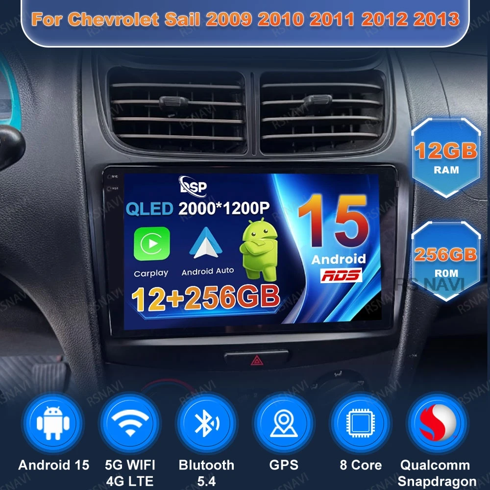 

Автомобильное радио Android 15 для Chevrolet Sail 2009 2010 2011 2012 2013, навигация, Viedo-плеер, DVD, мультимедиа, авторадио, стерео QLED BT
