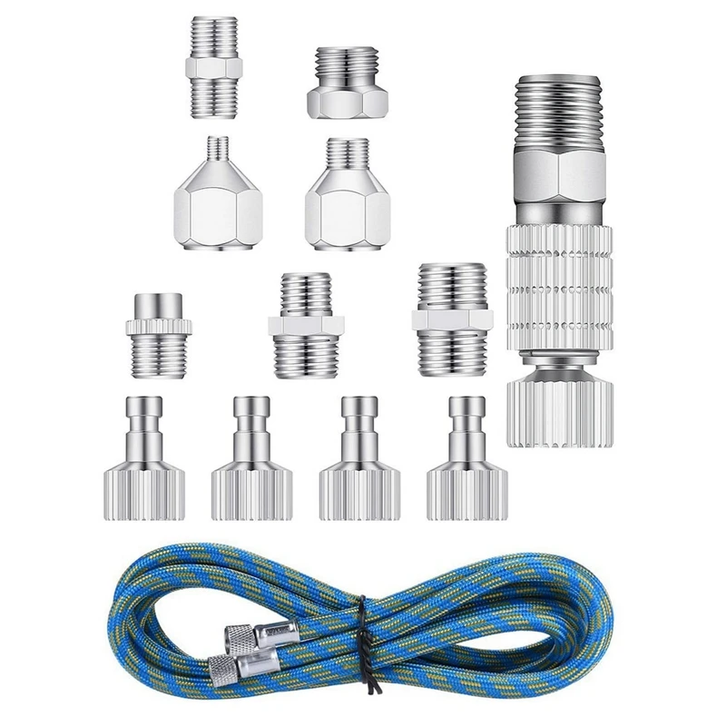 

Quick Release Disconnect Adapter Kit Quick Release Disconnect, Nylon Braided Adapter Hose For Air Compressor