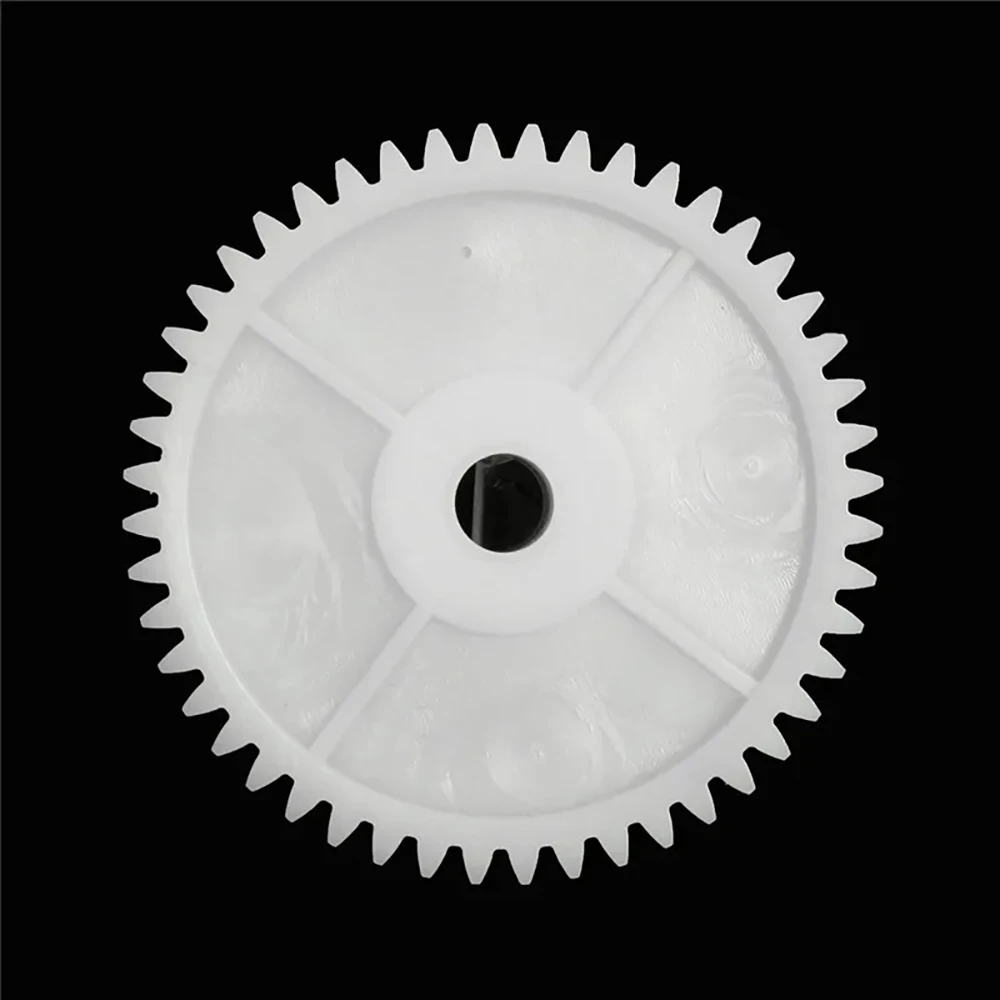 1Pc Plastic White Gear Hole 8mm For 550 Motor Children Car Electric Vehicle Electrical Equipment Supplies Motor Gear Accessorie