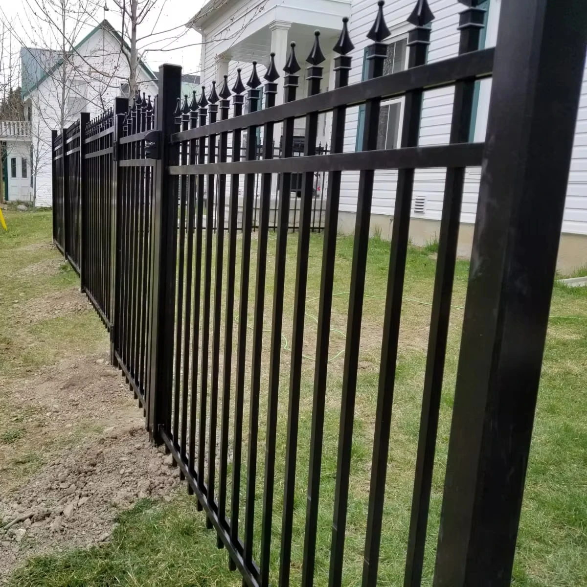 

Декоративная панель для забора из кованого железа, раздвижные ворота с 3D-моделированием, ограждение для дома и сада