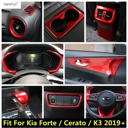 Head Light Pillar A Speaker Steering Wheel Frame Water Cup Panel Cover Trim Accessories For Kia Forte / Cerato / K3 2019 - 2023