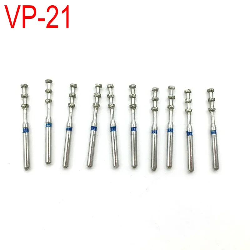 100pcs/10 Boxes Dental Diamond Burs FG 1.6mm for High Speed Handpiece Dentist Tool Diamond Burs 7 Types Optional