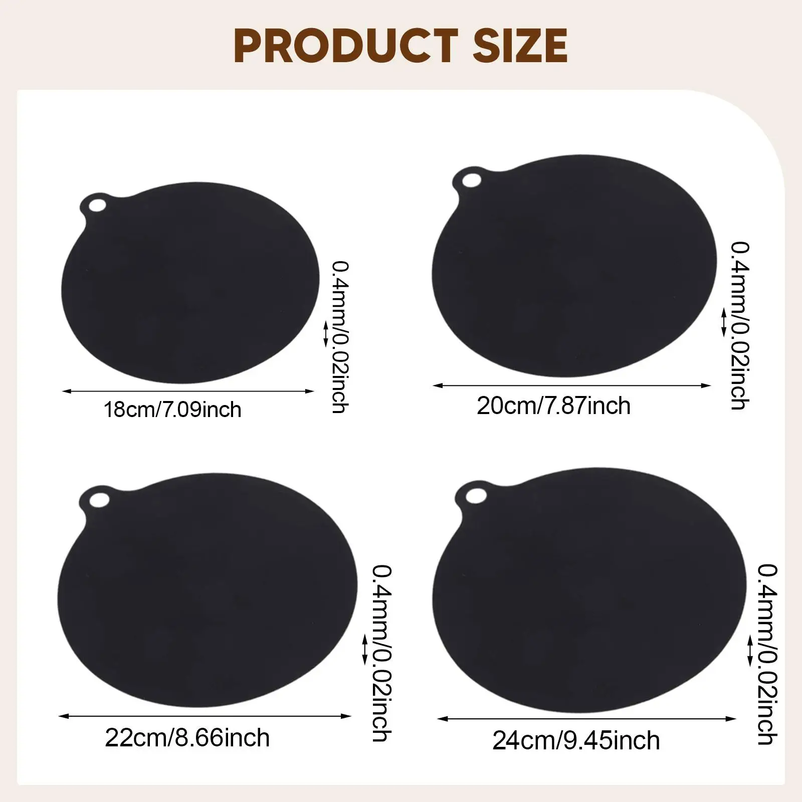 Induction Cooktop Mats Silicone Fiberglass Anti Slip Heat Resistant Scratch Protector for Cooktop Stove Rubber Countertop