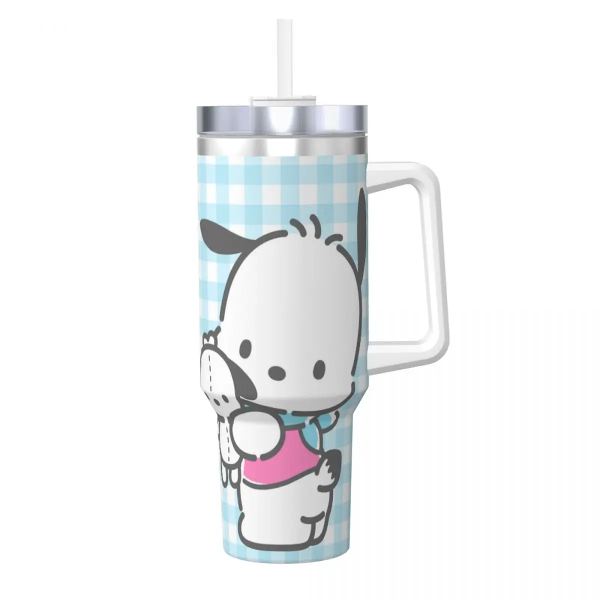 Pochacco Tumbler Sanrio Cold and Hot Water Bottle Insulated Stainless Steel Coffee Mug Custom Travel Car Mugs