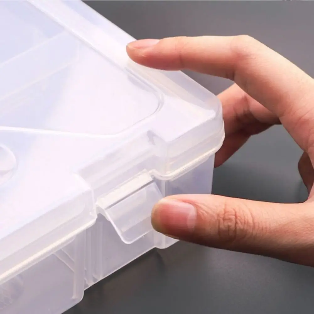 

Storage Box Pen Pencil Box Multifunctional Waterproof Pencil Case Box Large Capacity Transparent Pencil Organizer Sundries