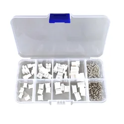 180pcs PH Plug Male & Female JST Aerial Docking PH2.0 2p 3p 4p 5 Pin 2.0mm Wire Cable Connector for Battery Charging Cable DIY