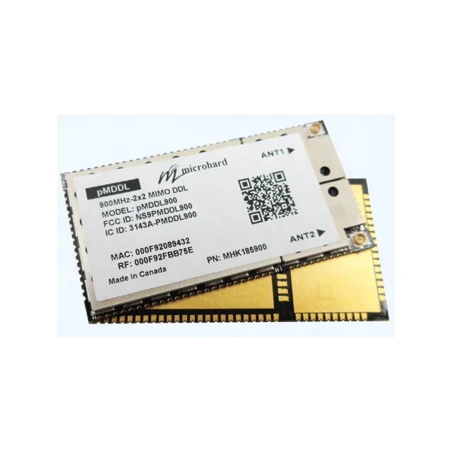 Microhard Miniature OEM 900 MHz MIMO(2X2) Digital Data Link Extremely Small Footprint Low-Density Parity Check (LDPC) PMDDL900