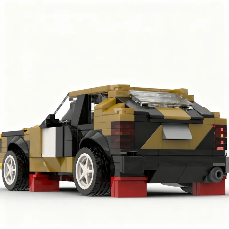 385PCS MOC City Champions Super Car Lancia Delta Madeira 91 Lite Series Class 16V Model Technology DIY Building Blocks Gift Home