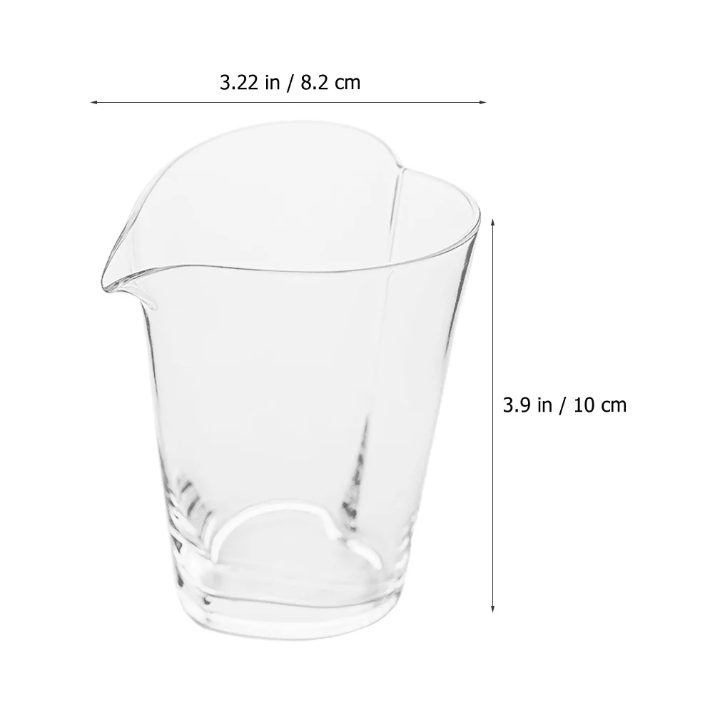 

Glass Cup Pitcher Heart Milk Frothing Pitcher Household Coffee Tea Cup Juice Dispenser Home Tea Dispenser Water Container