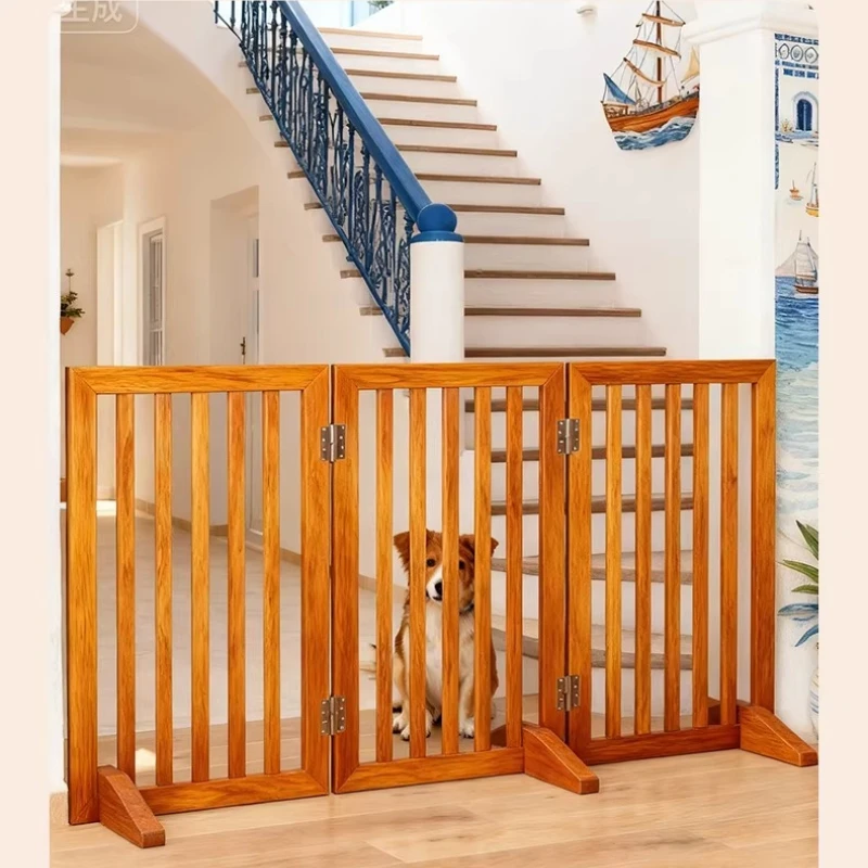 

Accessories Grating Dog Fence Stuff Folding Retractable Wooden Privacy Dog Fence Modular Equipment Parc Pour Chien Dog Supplies