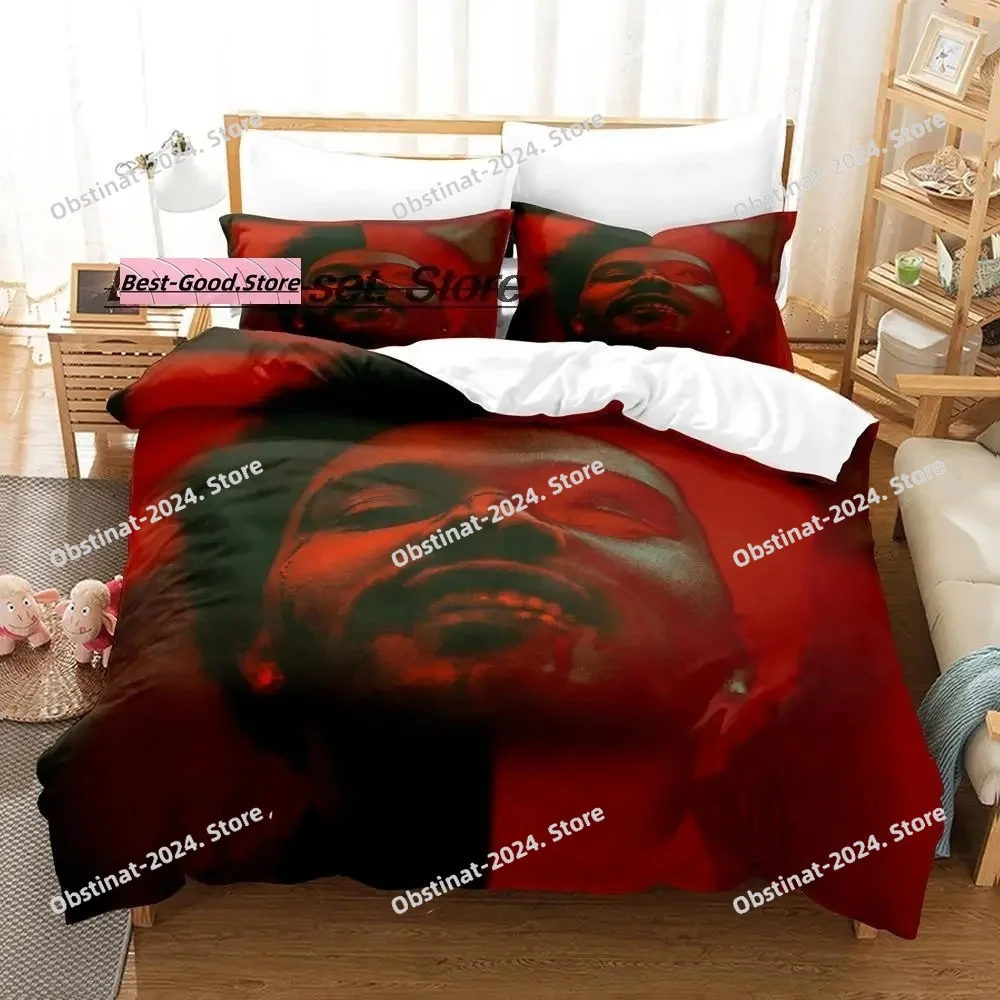XO The Weeknd Bedding Set Single Twin Full Queen King Size Bed Set Aldult Kid Bedroom Duvetcover Sets 3D Print Bed Sheet Set