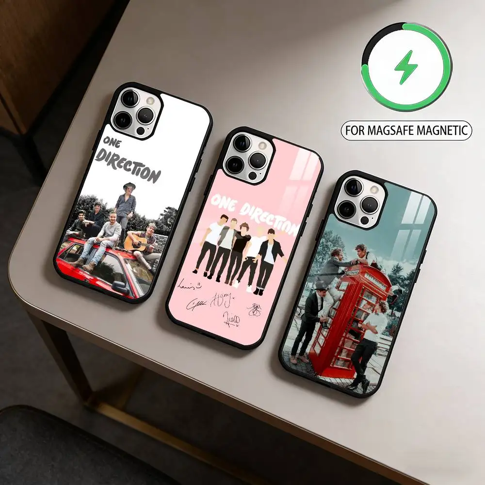One D-Direction-ES B-Band  Magnetic For Magsafe Wireless Charging Phone Case For iPhone17,16,15,14,13,12,11 Plus,Pro Max