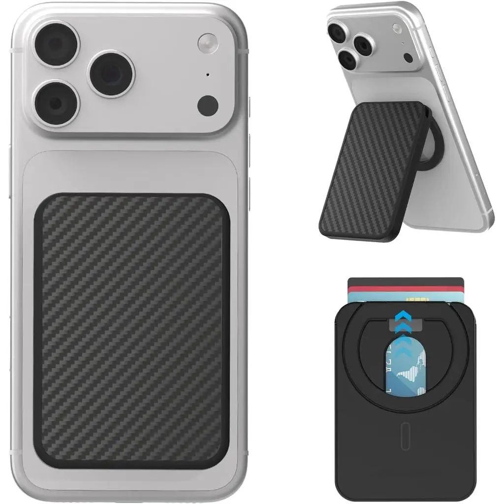 Nillkin Magnetic Wallet with Stand Slim 3 Cards Holder for Men Credit Card Phone Wallet for iPhone 17 Pro /16/15/14/13