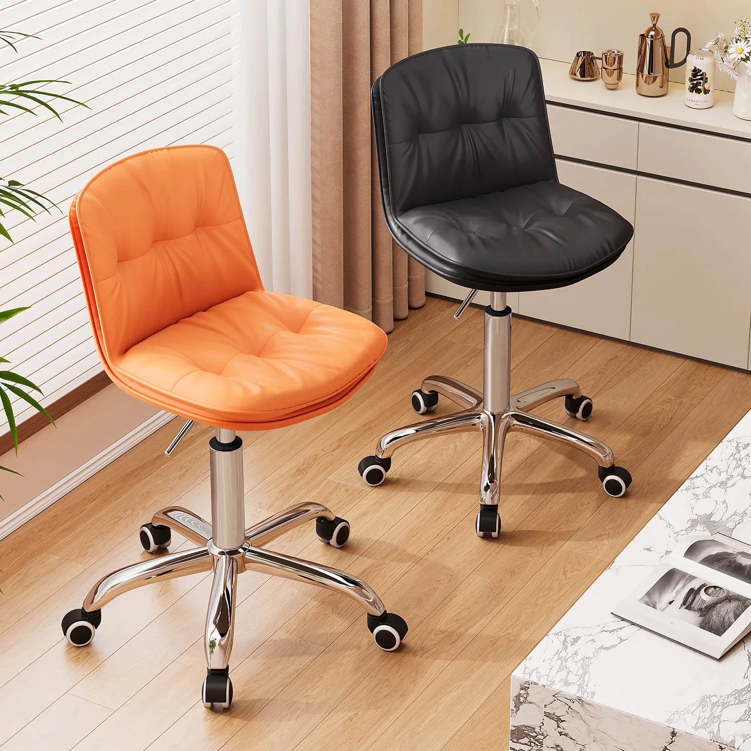 

Элитный дизайнерский барный стул в стиле середины века, поворотный, для кухонного острова, из орехового дерева, для использования внутри помещений, мебель для кухни