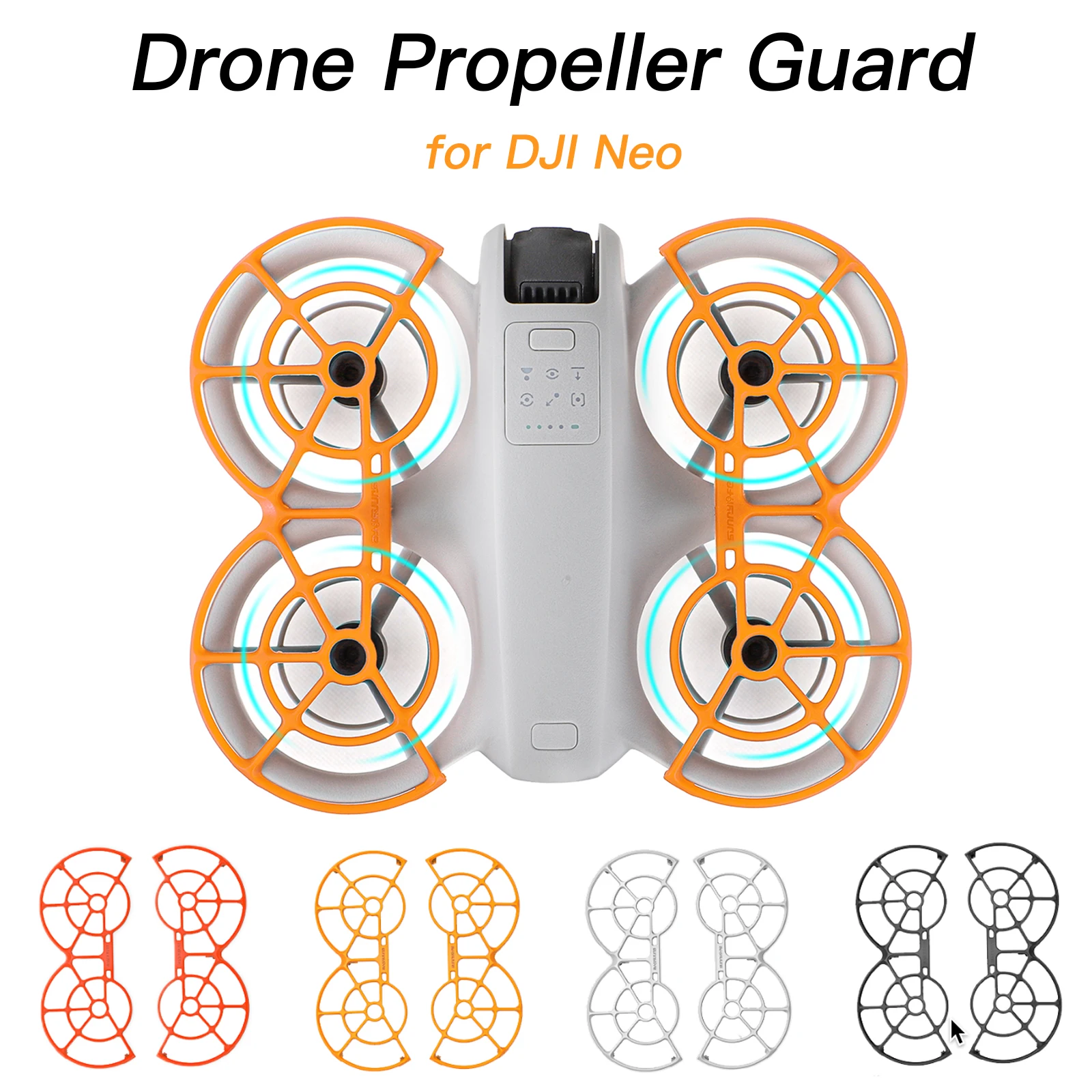 

Drone Propeller Guard for DJI Neo Anti-collision Bumper Protector Propeller Guard Lightweight Protective Cover Drone Accessories