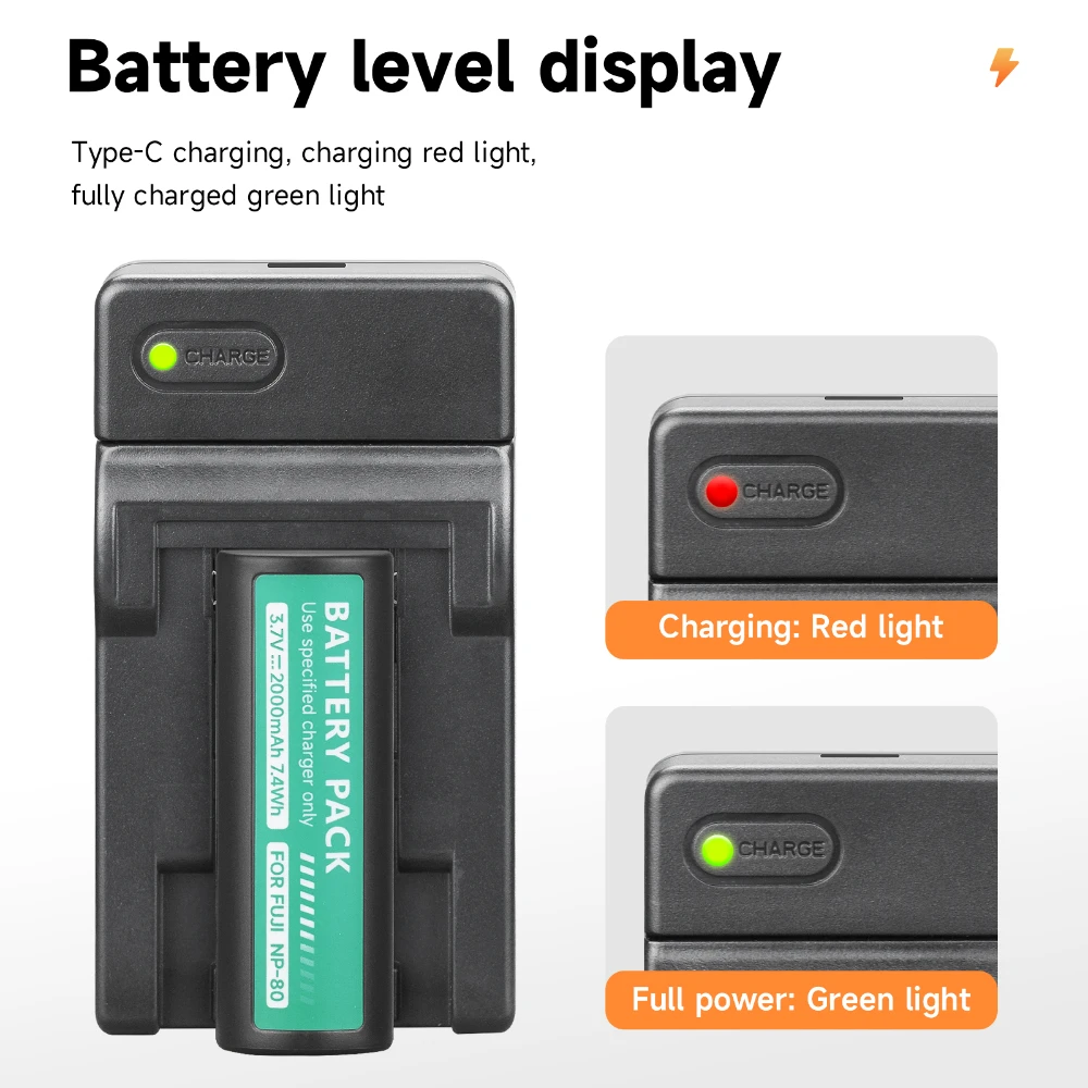 NP-80 2000 mAh batterie Für Fujifilm Fuji np 80 NP 80 Für FinePix 6900 Zoom MX-2900Z MX-1700Z FinePix 4800 Zoom MX-6900 MX-6800