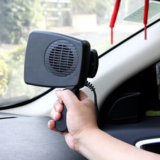 Imagem -03 - Portátil Auto Carro Aquecedor Defloster Demiler Aquecedor Elétrico Brisa 360 Graus de Rotação Abs Aquecimento Ventilador de Refrigeração 12 24v 200w