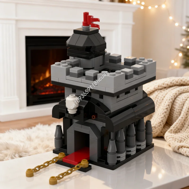 241-teiliges MOC Clash Clans Modellbausatz Architektur-Spielzeug Zusammenbaubares Weihnachtsgeschenk DIY Kreative Bausteine Lernspielzeug