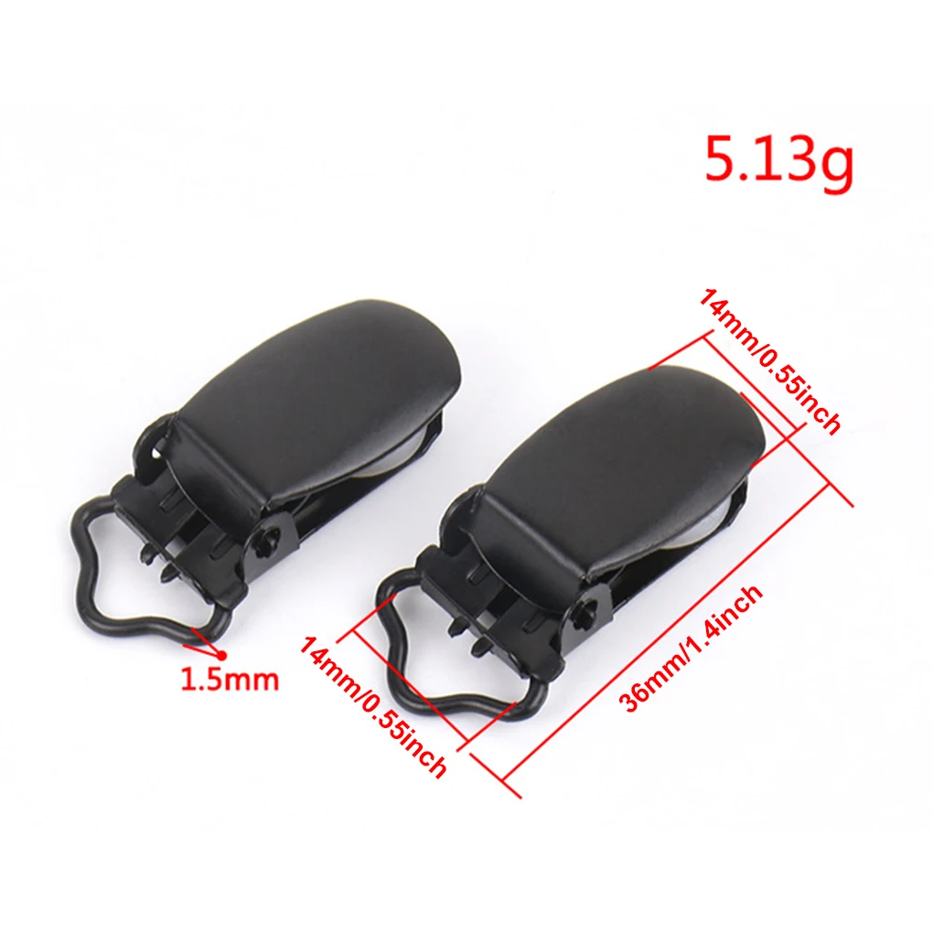 10pack/lot Fashionable Sewing Accessory Professional Suspender Buckle Durable Sewing Suspender Clip