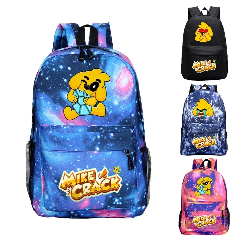 

Mikecrack Backpack Boys Girls Back To School Gift bag Kids Cartoon bookbag Teens Laptop Bag Mochila Students Daily knapsack