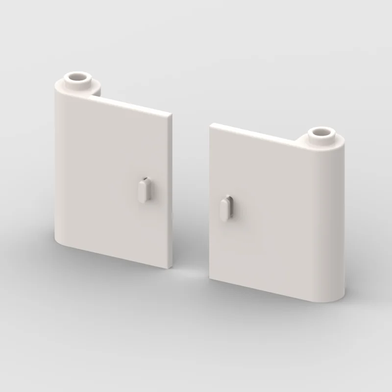 60658 60657 10pcs * Door W/Knob Hinge 1X3X3* DIY enlighten block bricks,Compatible With Assembles Particles