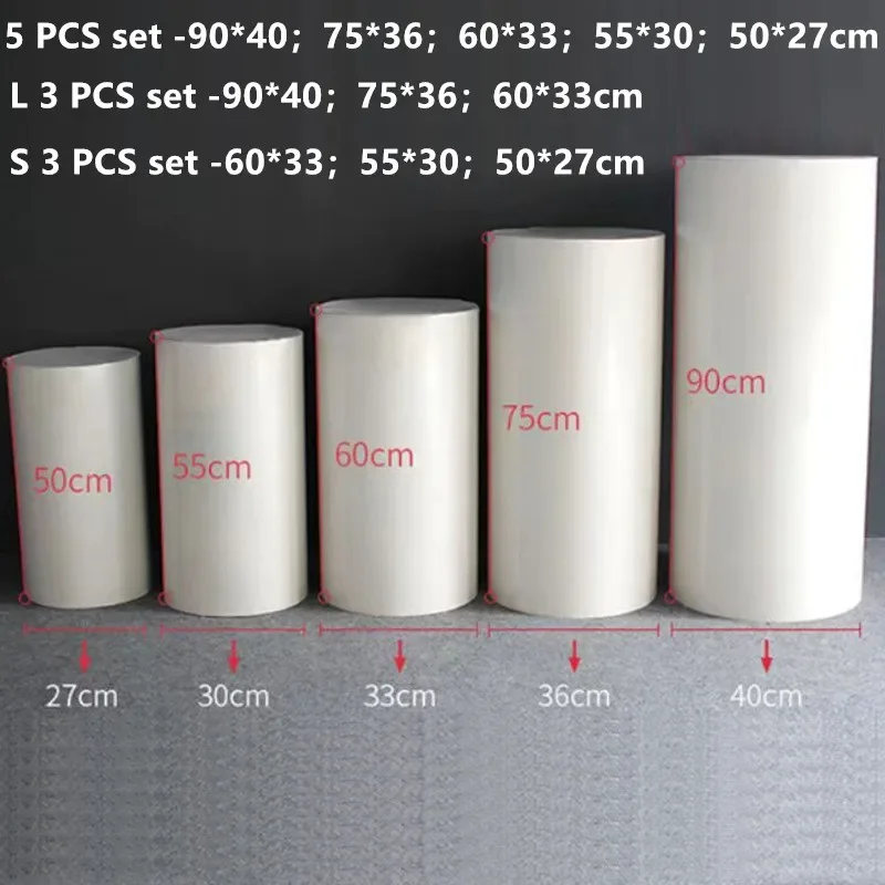 Dessert table cloth spandex fabric cylindrical Dessert bucket protector cover for Wedding banquet Decor Party props