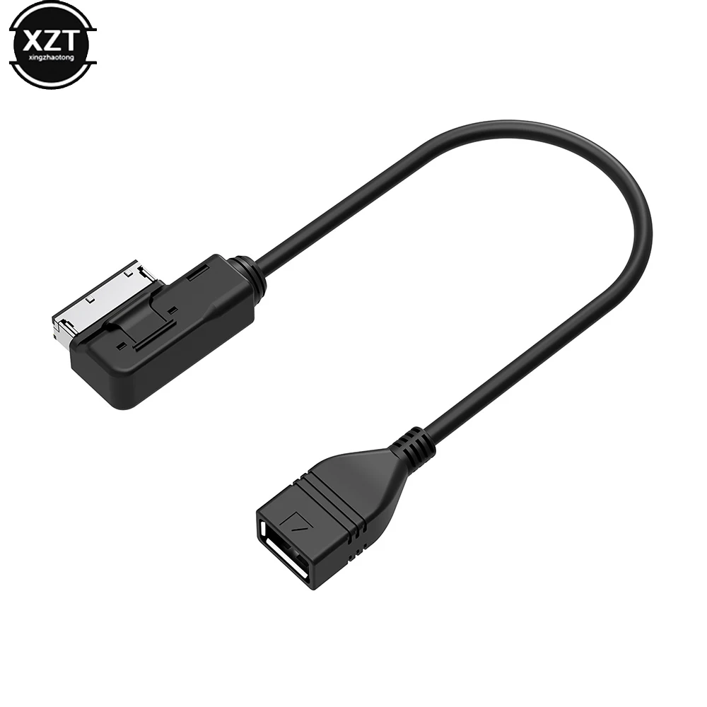 USB كابل مساعد الموسيقى MDI MMI AMI إلى USB أنثى واجهة الصوت AUX محول سلك البيانات لأودي لشركة فولكس فاجن #3