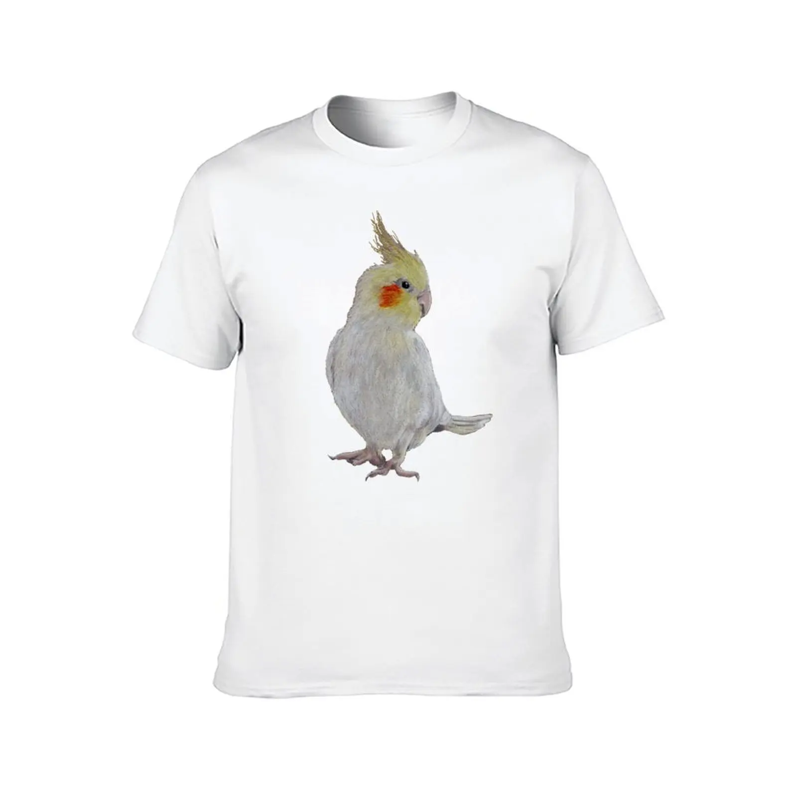 cockatiel t man t Old custom print T-Shirt designer shirt shirt