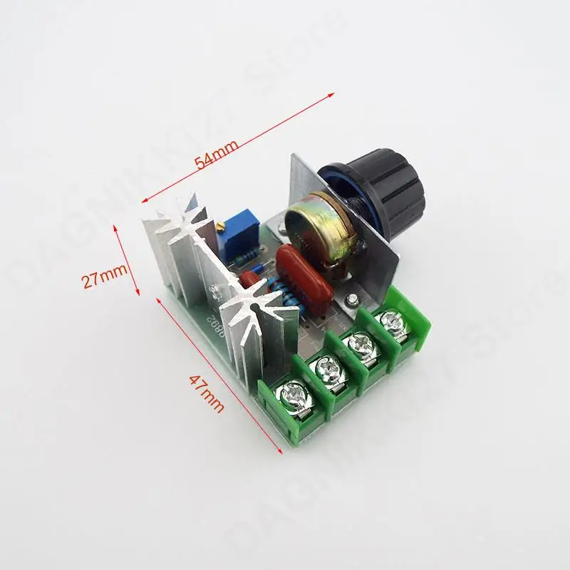 AC 220V 2000W SCR Voltage Regulator Dimming Dimmers Speed Controller Thermostat Adjuster Governor Electron