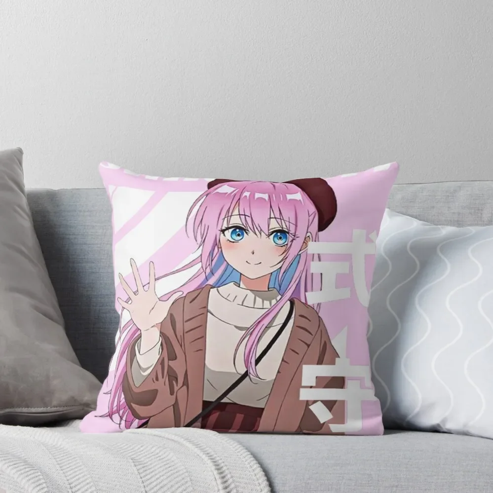 

Shikimori Micchon Shikimori Not Just a Cutie Throw Pillow Pillows Aesthetic anime girl pillow