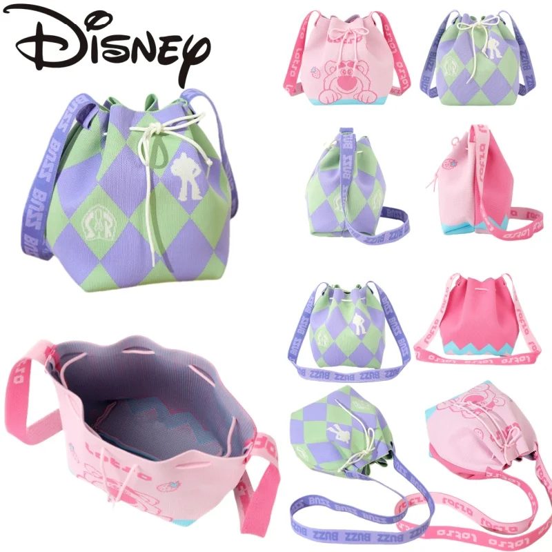 

Новая сумка на шнурке Disney с героями мультфильмов Лотсо Базз Лайтер, сумка на плечо, большая вместимость для хранения, повседневная мода, праздничные подарки