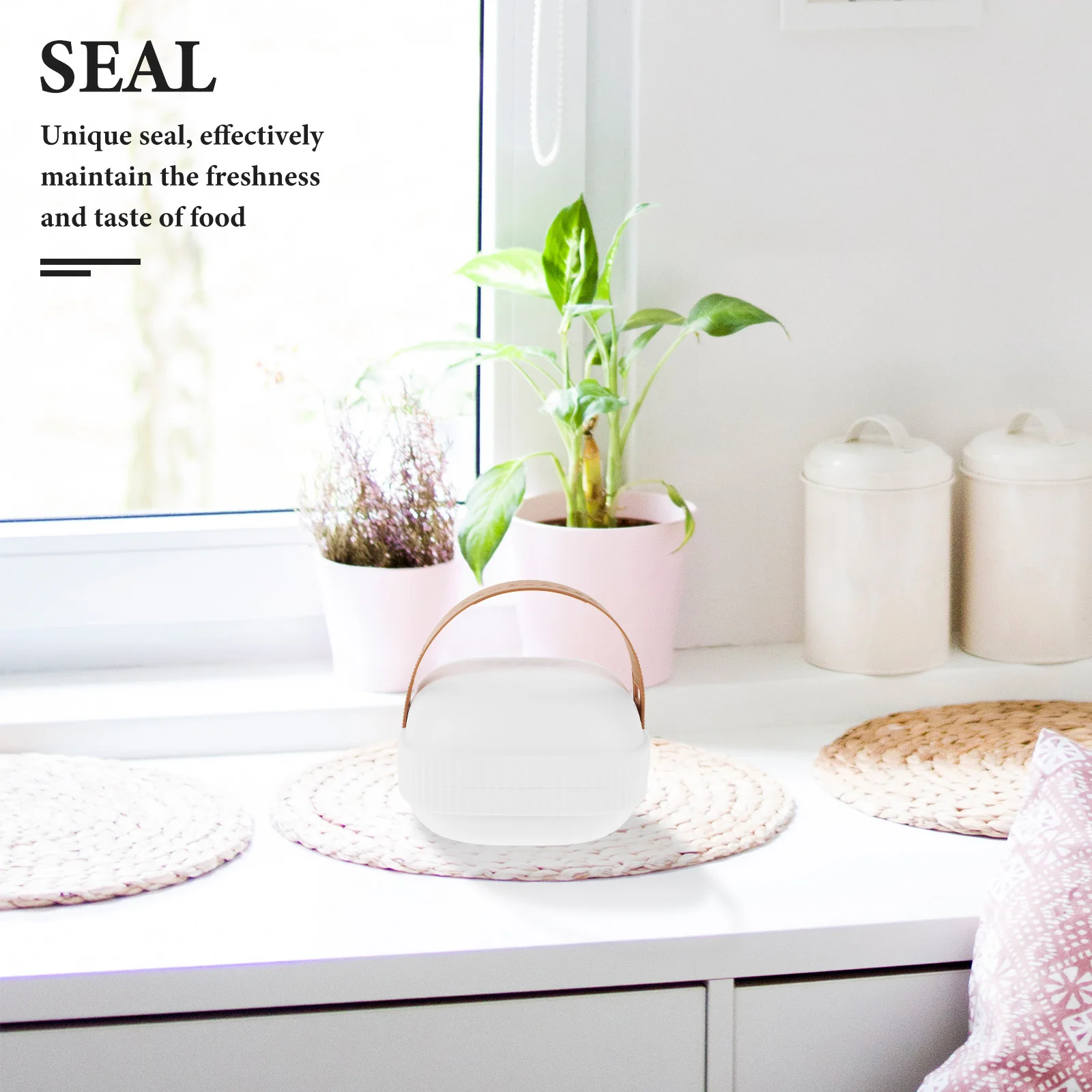 

Portable Sandwich Box Hamburger Container Reusable Plastic Lunch Box Food Storage for School Work Picnic Fresh