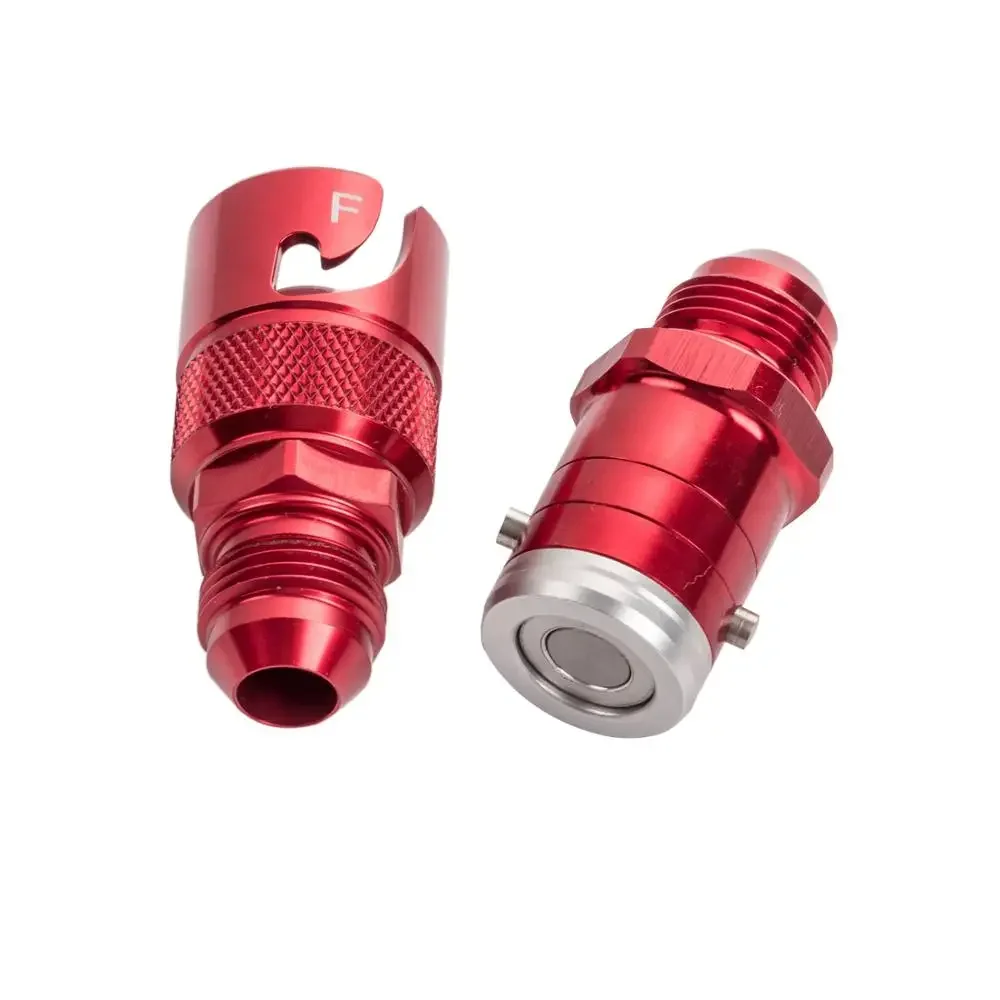 High Performance Titanium Quick Release Dry Brake Coupling Disconnect Plumbing Hose Adapter Fittings