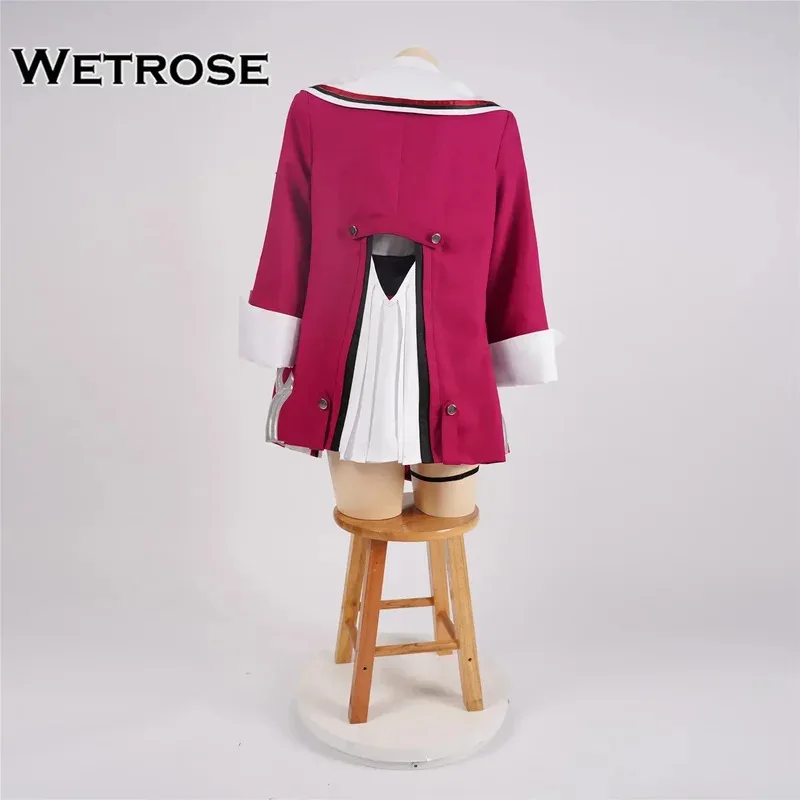 Sky06 【Wetrose】在庫あり Raora Panthera コスプレ衣装 ピンク猫 Rao Rara ホロライブ Holo EN 4th New Justice Vtuber ウィッグ フル S66lU&