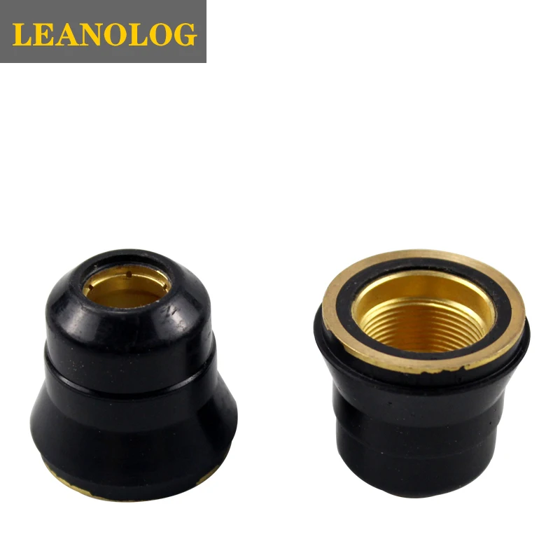 2PCS Plasma Cutter S45 Taschenlampe Trafimet Verbrauchs Halte Düse Kappe PC0116