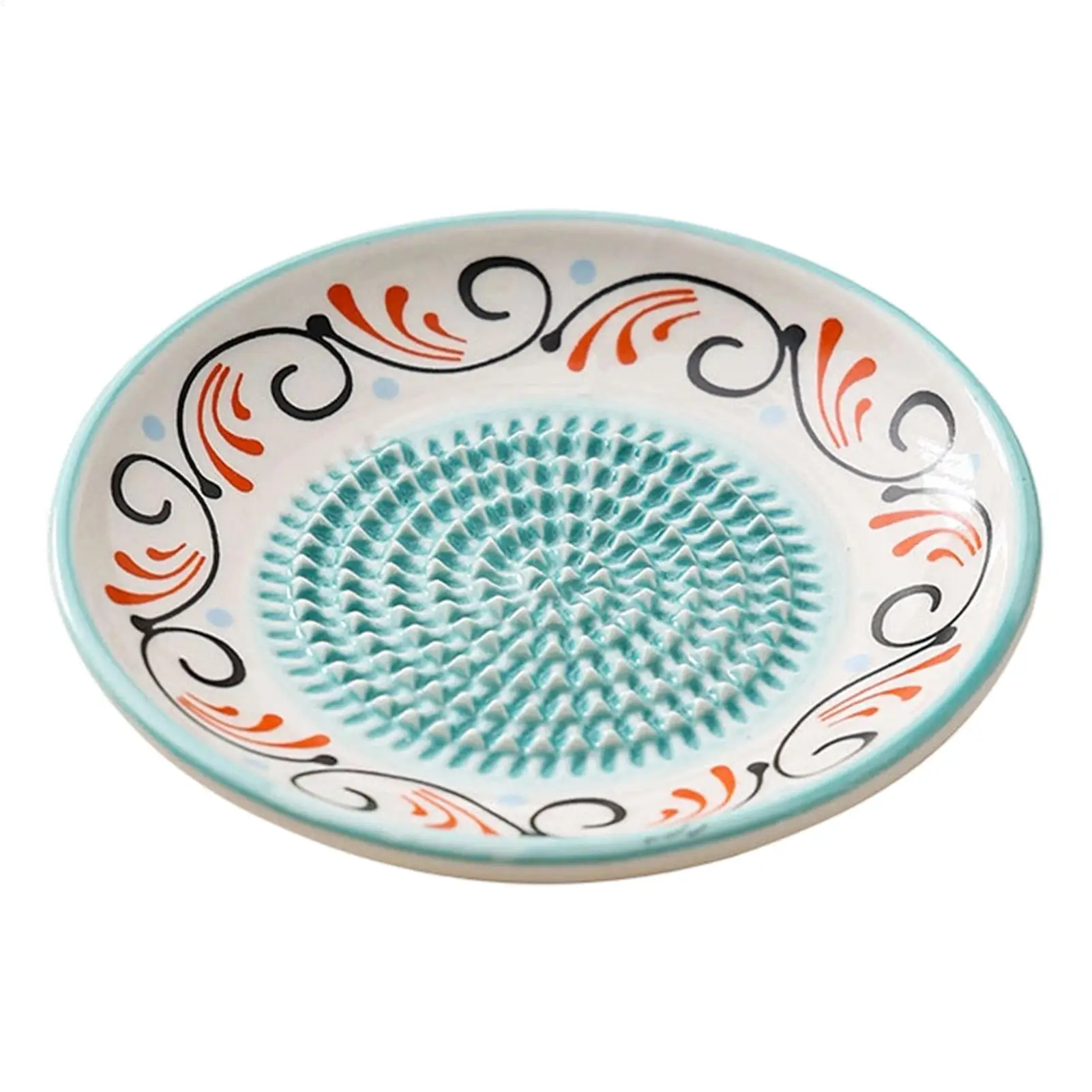 Grater Plate Hand Grinder Garlic MasherCarrot Ginger Grinding Kitchen Tool Ceramic Ginger Grater  Grinder Garlic Masher