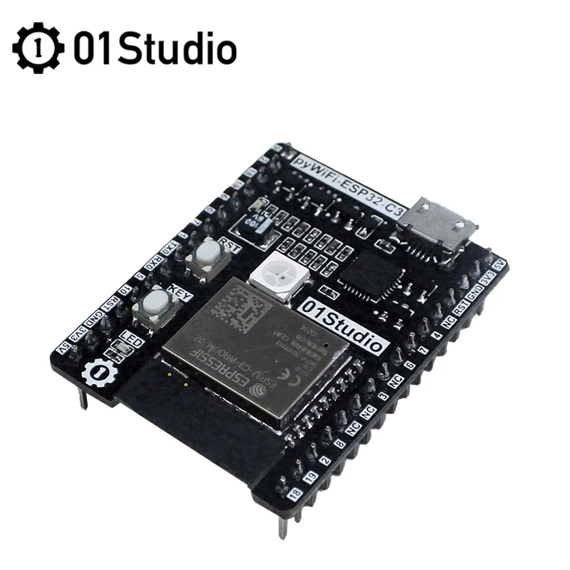 01Studio pywi-fi-placa integrada de demostración entecklung, ESP32-C3, MicroPython IOT, WiFi, Programmierung, entmeckeln inalámbrico