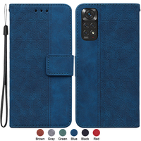 For Xiaomi Redmi Note 11 Pro Case Xiami Redmi Note11 Pro Redmi Note11s 5G Case Magnetic Geometric Textile Pattern Wallet Cover