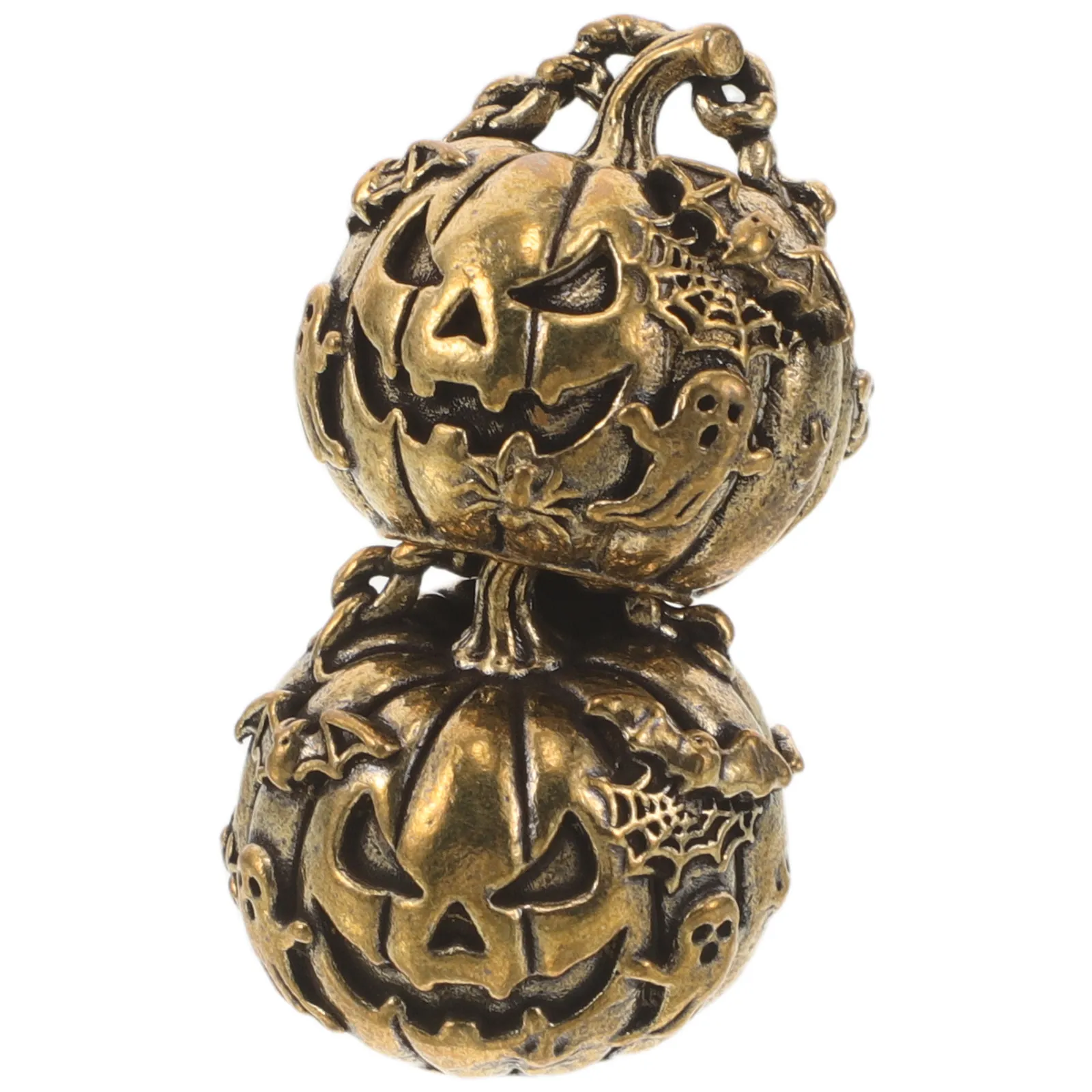 2 Pcs Fall Charms for Crafts Halloween Bracelets Making Cute Pendants Brass Pumpkins Season