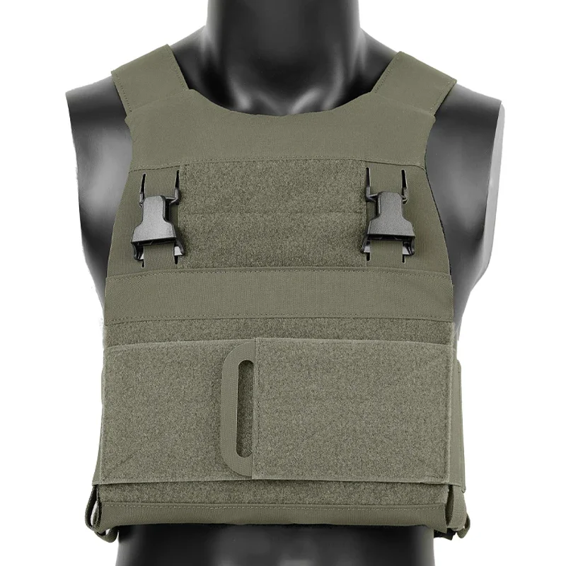 

Tactical Low Vis Slick Vest Airsoft Lightweight Plate Carrier FCSK2.0 Vest Gear Quick Release Elastic Cummerbund Vest