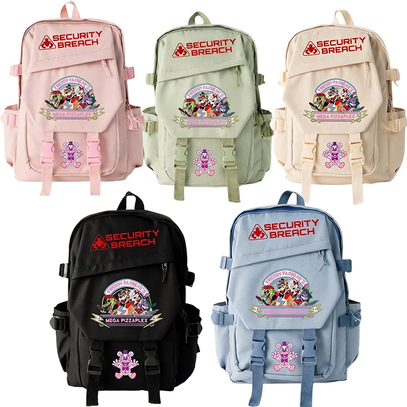 

Рюкзак FNAF Фредди для детей и подростков, повседневные школьные сумки, модные рюкзаки для путешествий для женщин и мужчин, спортивные школьные сумки с игровой тематикой