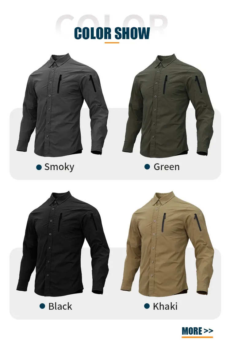 Emersongear Blue Label Triple Tech Tac-Shirt Langarmshirts Herren Pendler T-Shirt Outdoor Angeln Jagd Wandern KH Nylon – Detail 3